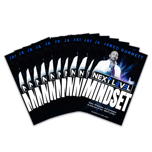 (10 Pack) Next Level Mindset Book by Jared Burnett